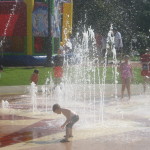 Water Pad for cooling off.