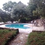 The Big Guest House at Ray Scott's has it's own pool.