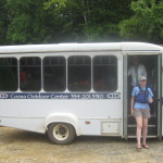 Coosa Outdoor Center has an Air Conditioned bus.