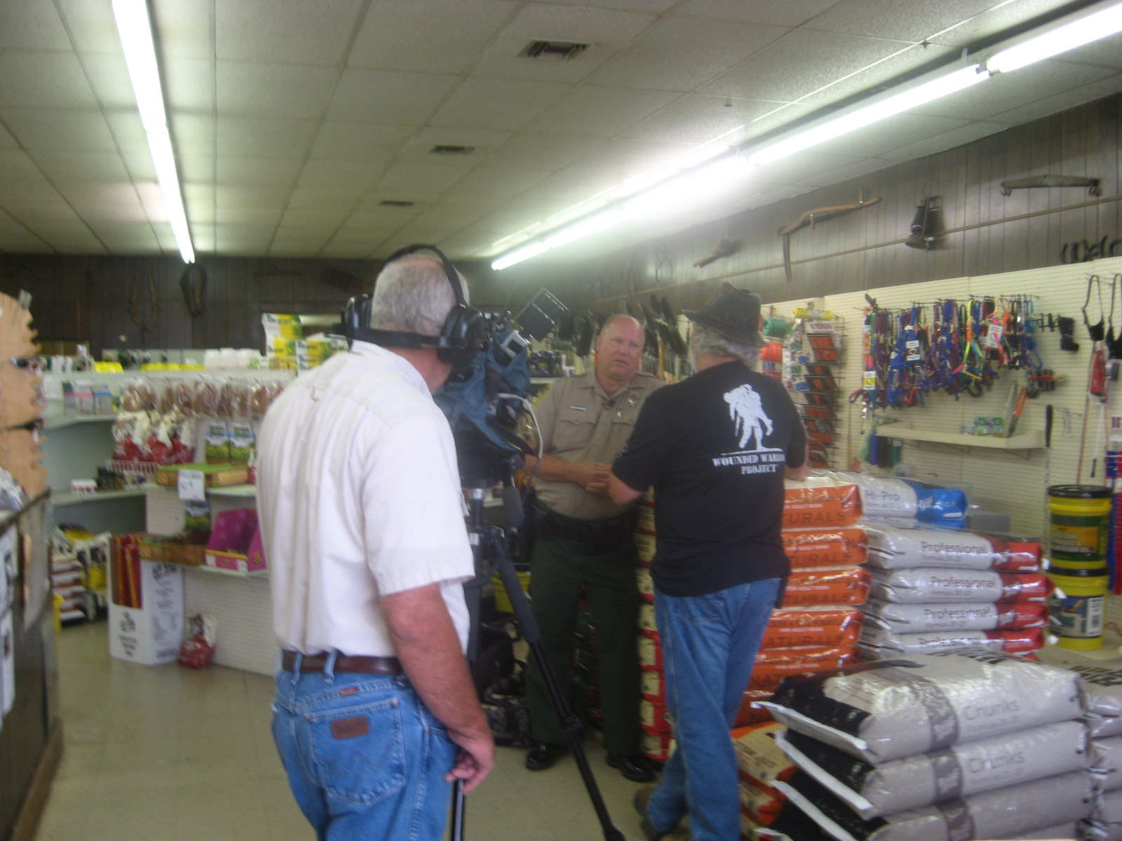 Game Warden Keith Mann did a great job on his potion of the show!