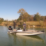 Keith Kirkley, Alabama, caught the first bass..